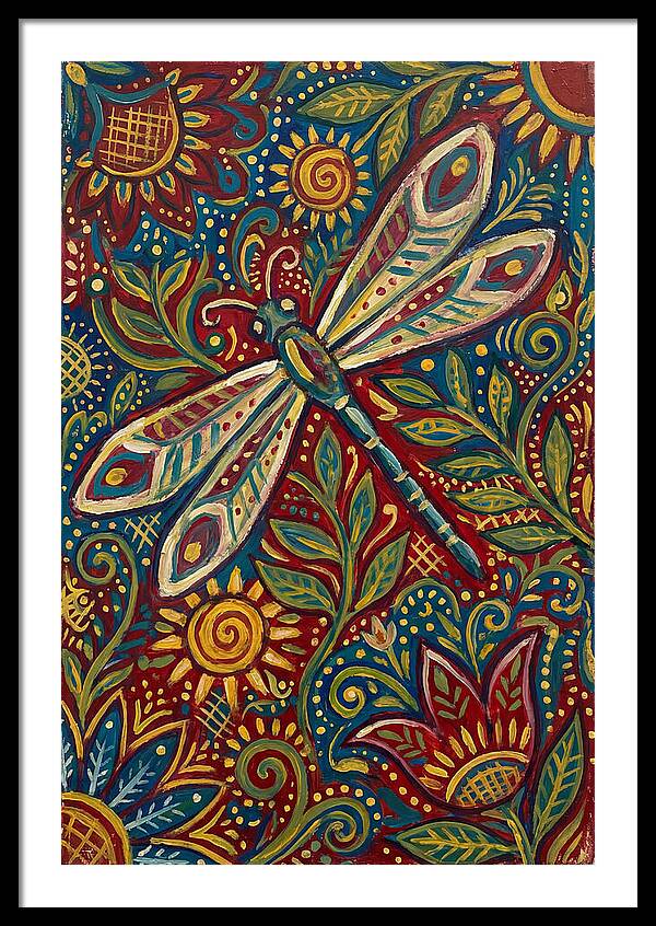 Dragonfly Folk Art