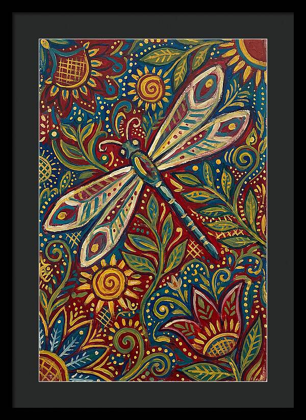 Dragonfly Folk Art