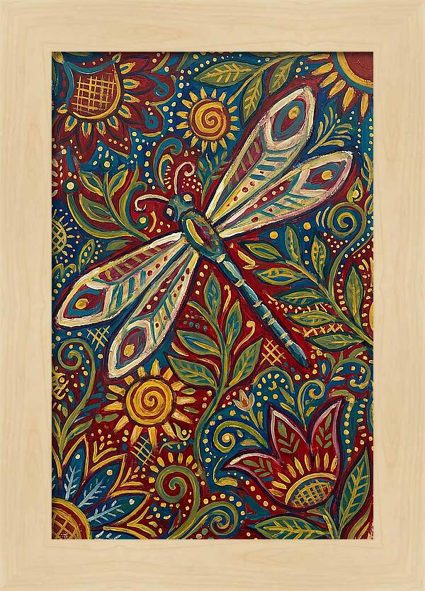 Dragonfly Folk Art
