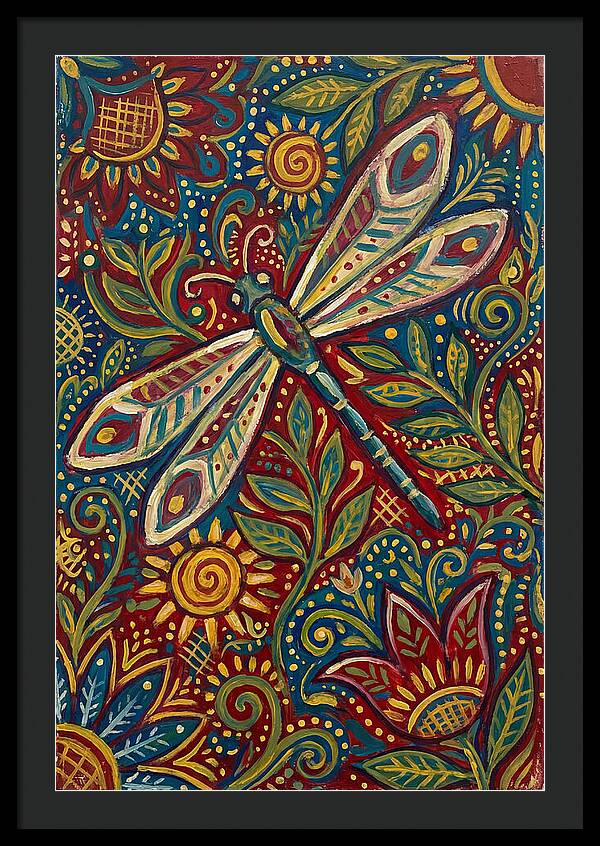 Dragonfly Folk Art