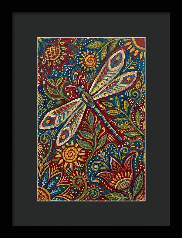 Dragonfly Folk Art