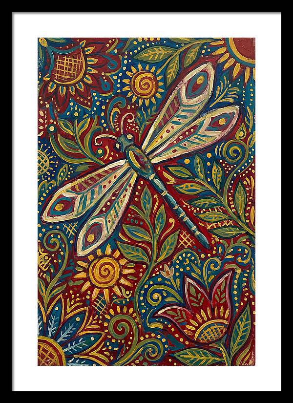 Dragonfly Folk Art