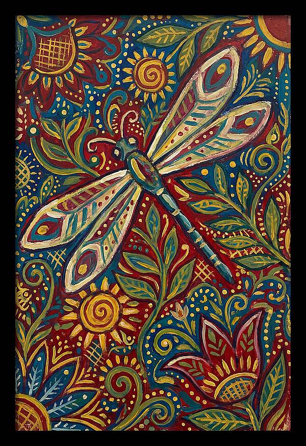 Dragonfly Folk Art