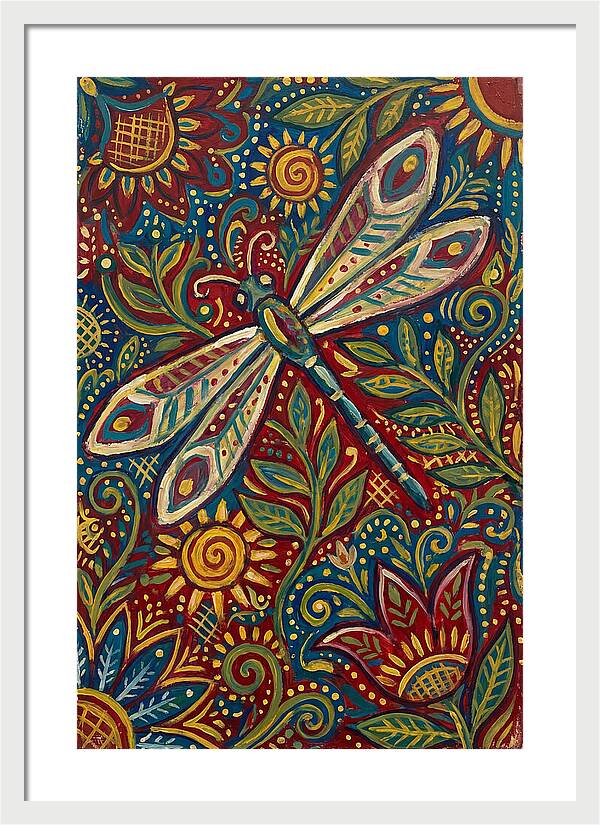 Dragonfly Folk Art