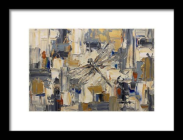 Dragonfly In Abstract Harmony