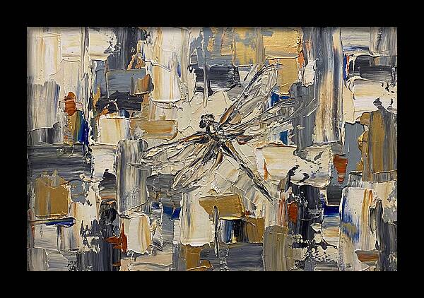 Dragonfly In Abstract Harmony