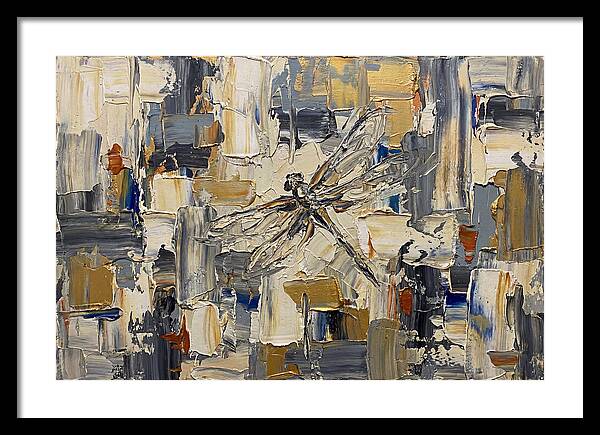 Dragonfly In Abstract Harmony