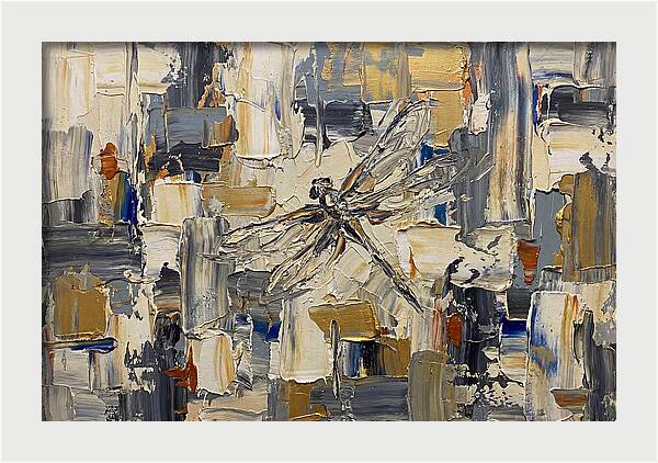 Dragonfly In Abstract Harmony