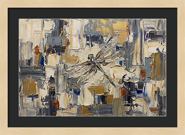 Dragonfly In Abstract Harmony