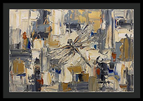 Dragonfly In Abstract Harmony