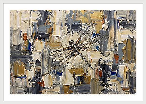 Dragonfly In Abstract Harmony