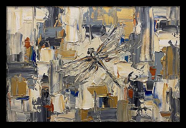 Dragonfly In Abstract Harmony