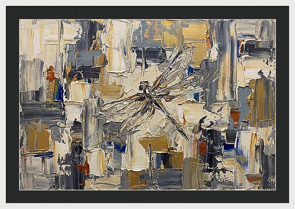 Dragonfly In Abstract Harmony