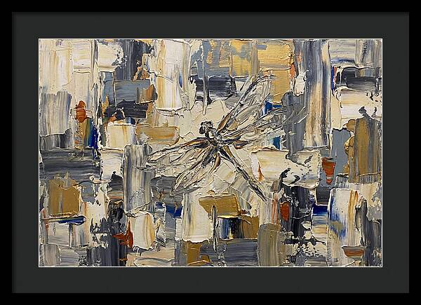 Dragonfly In Abstract Harmony