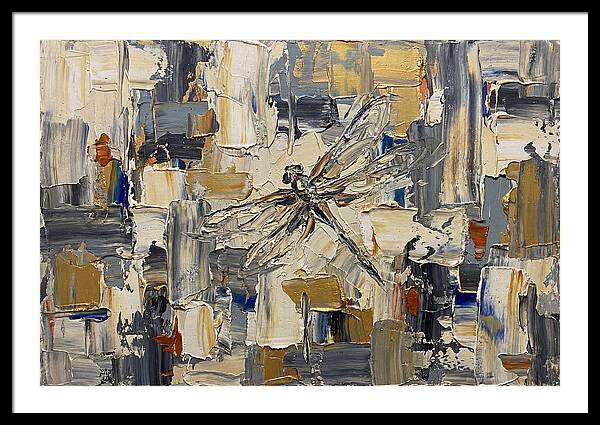 Dragonfly In Abstract Harmony