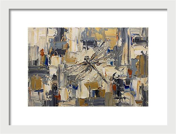 Dragonfly In Abstract Harmony