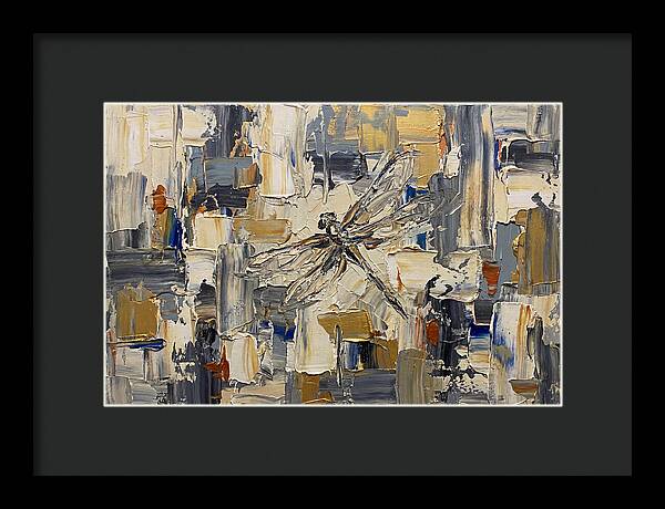Dragonfly In Abstract Harmony
