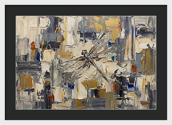 Dragonfly In Abstract Harmony