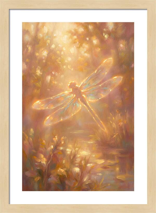 Dragonfly In Nature