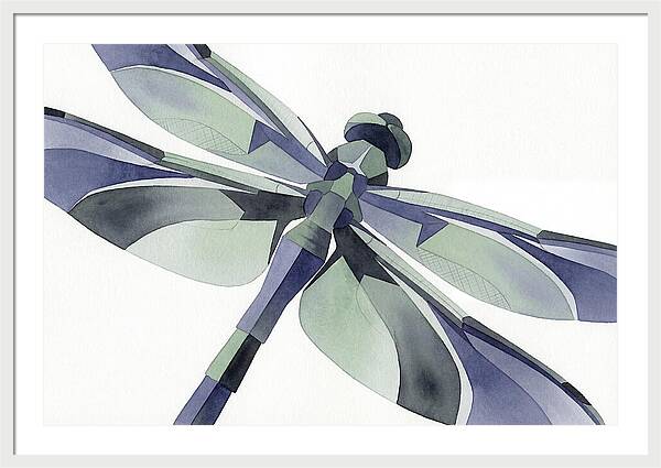 Dragonfly In Soft Hues