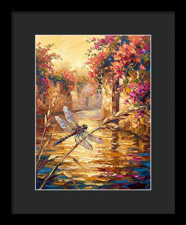 Dragonfly Over Mediterranean Waters
