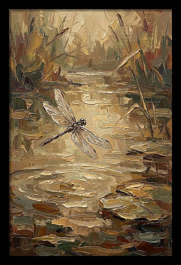 Dragonfly Over Tranquil Waters