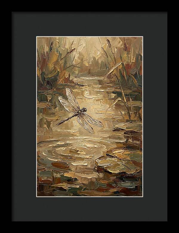 Dragonfly Over Tranquil Waters