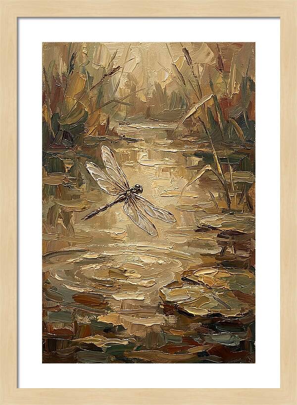 Dragonfly Over Tranquil Waters