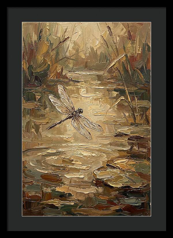 Dragonfly Over Tranquil Waters
