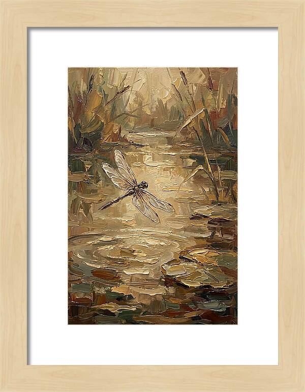 Dragonfly Over Tranquil Waters