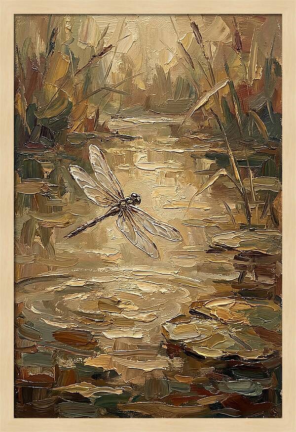 Dragonfly Over Tranquil Waters