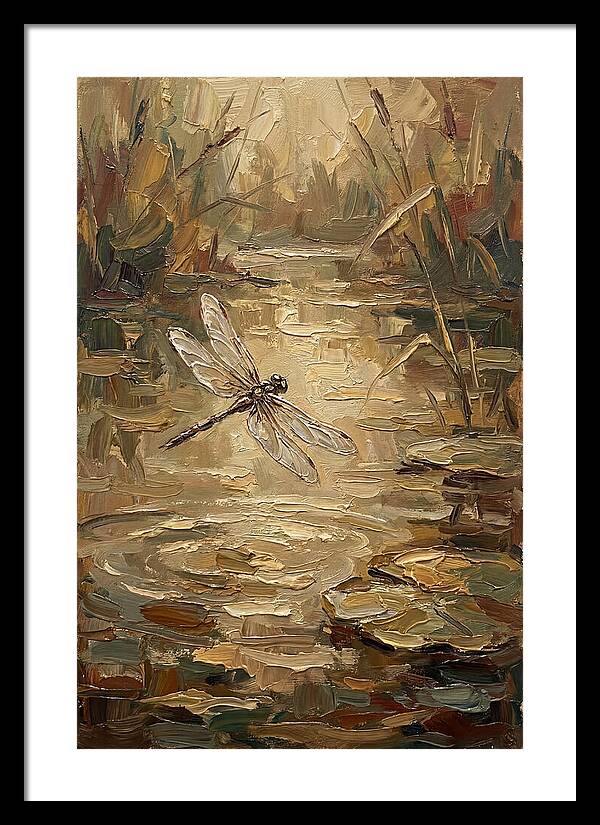 Dragonfly Over Tranquil Waters