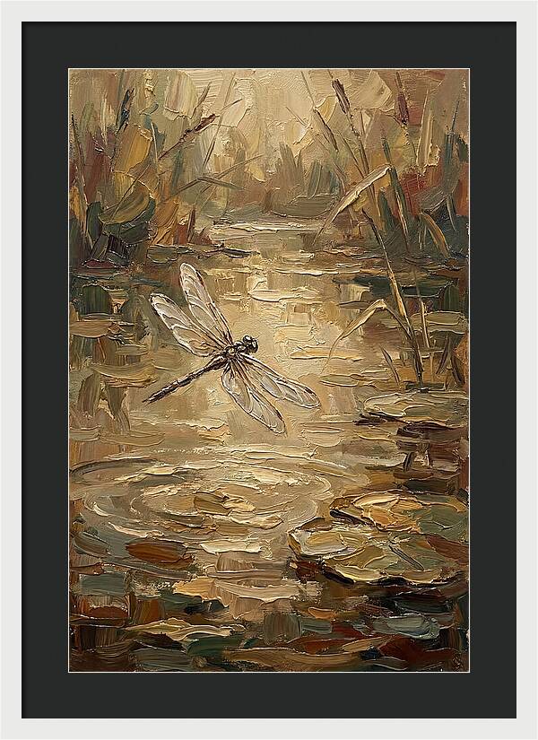 Dragonfly Over Tranquil Waters