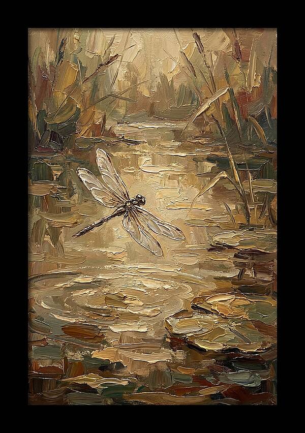 Dragonfly Over Tranquil Waters