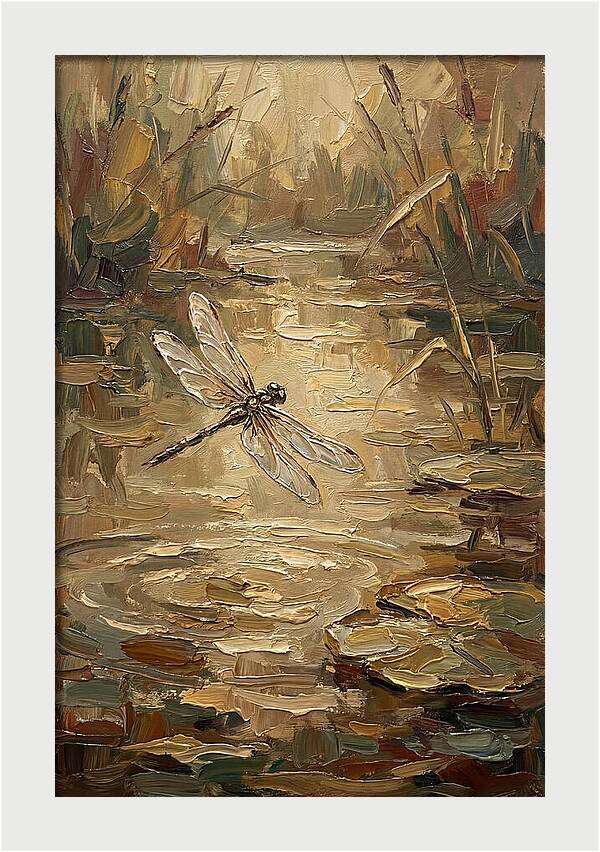 Dragonfly Over Tranquil Waters