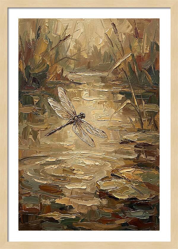 Dragonfly Over Tranquil Waters