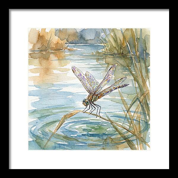 Dragonfly Over Tranquil Waters