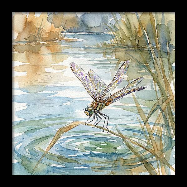 Dragonfly Over Tranquil Waters