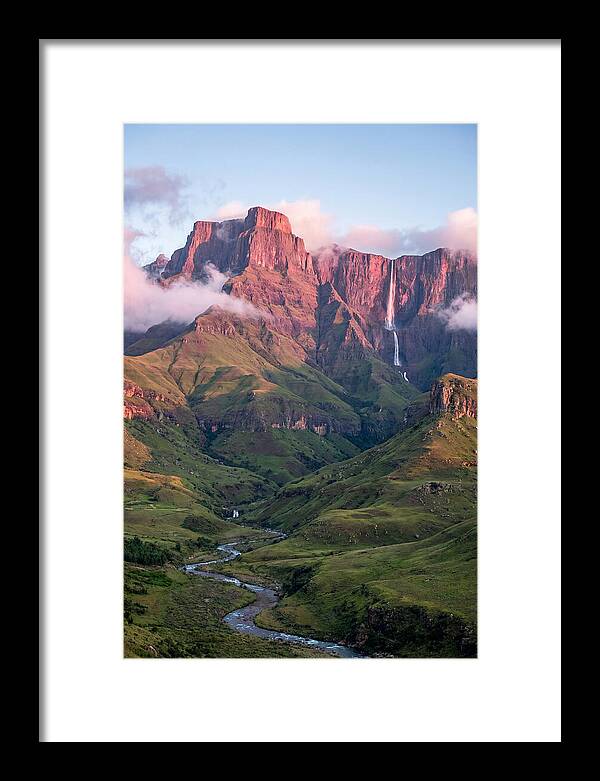 Drakensberg Amphitheatre At Sunrise
