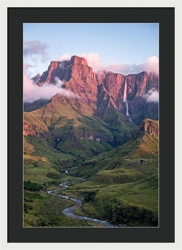 Drakensberg Amphitheatre At Sunrise
