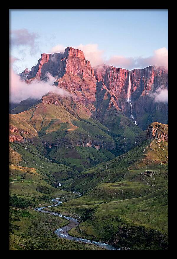 Drakensberg Amphitheatre At Sunrise