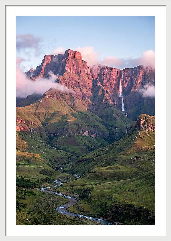 Drakensberg Amphitheatre At Sunrise