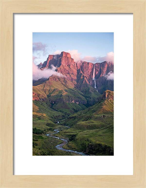 Drakensberg Amphitheatre At Sunrise