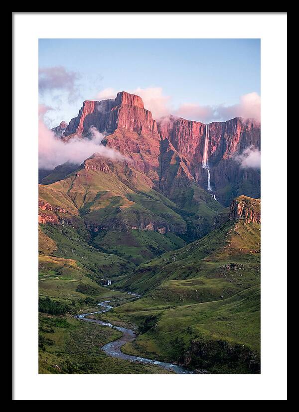 Drakensberg Amphitheatre At Sunrise