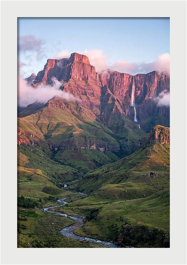 Drakensberg Amphitheatre At Sunrise