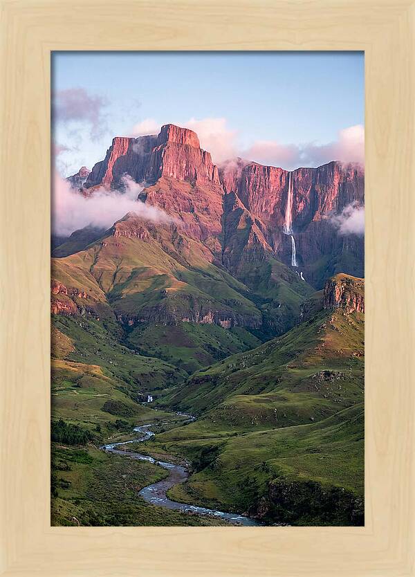 Drakensberg Amphitheatre At Sunrise