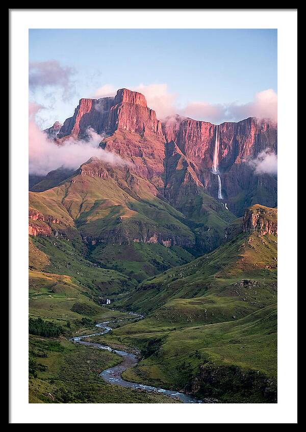 Drakensberg Amphitheatre At Sunrise