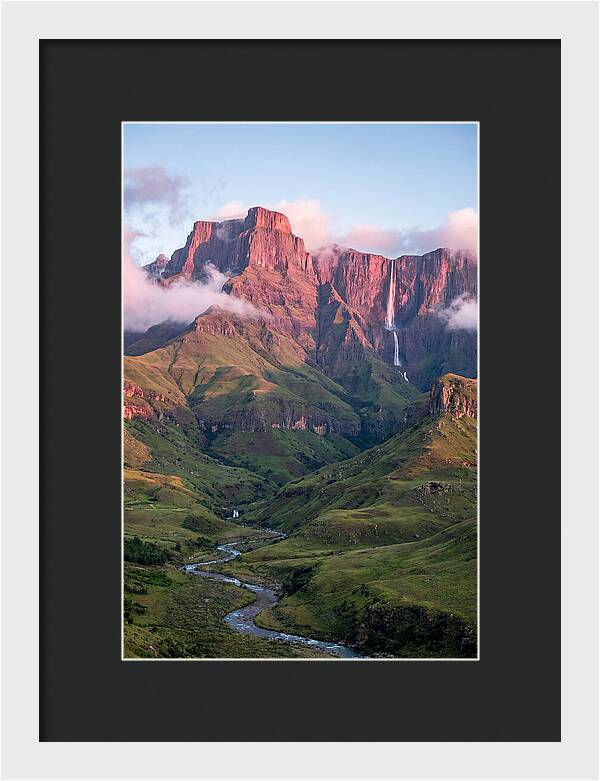 Drakensberg Amphitheatre At Sunrise