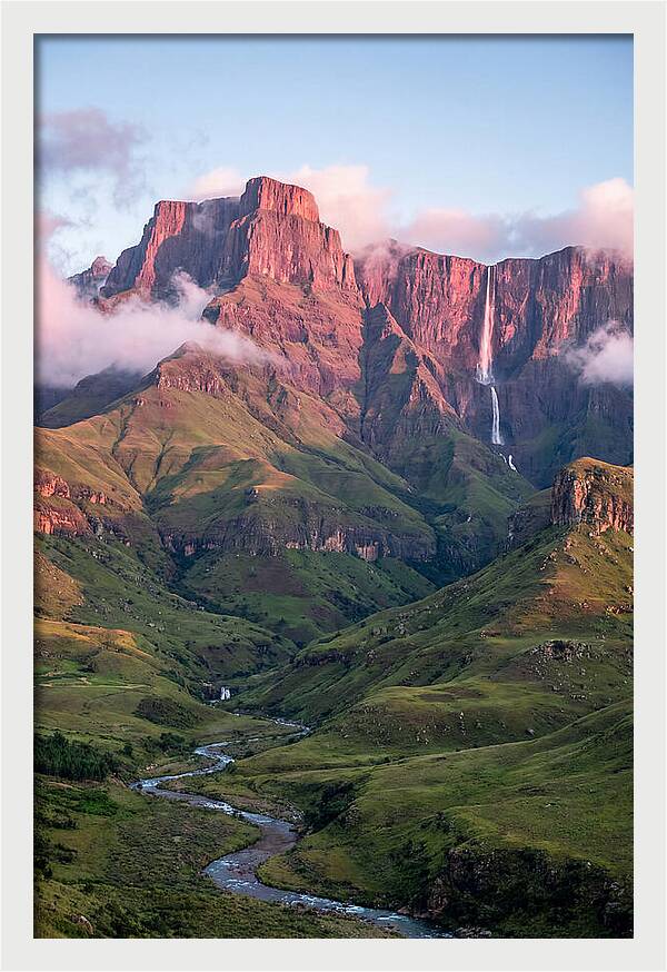 Drakensberg Amphitheatre At Sunrise