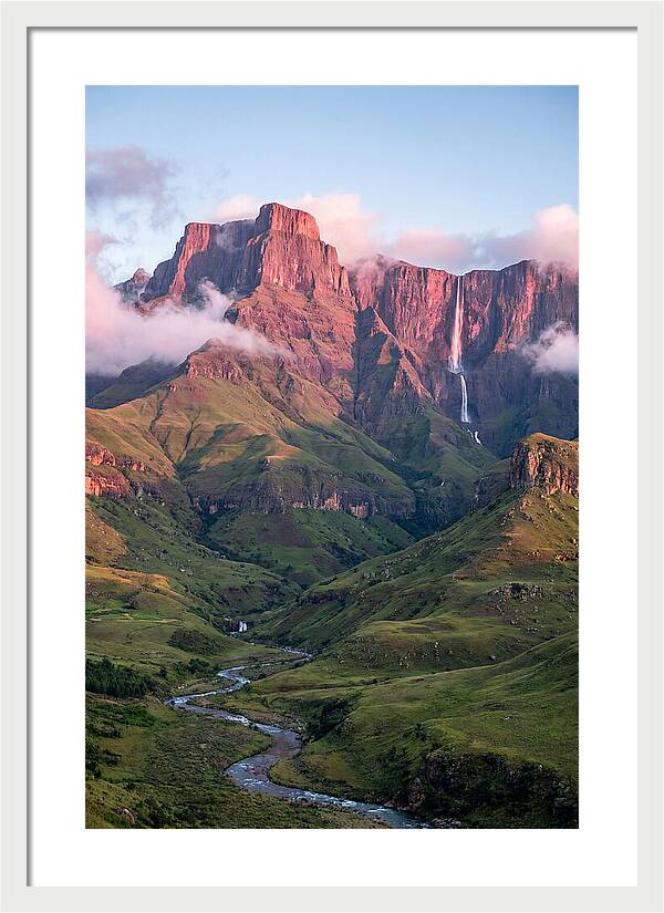 Drakensberg Amphitheatre At Sunrise